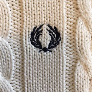 Fred Perry Cable Knit Sweater - Men’s Large